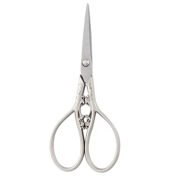 

Vintage European Style Stainless Steel Precision Embroidery Scissor for Sewing Craft Art Work Everyday Use