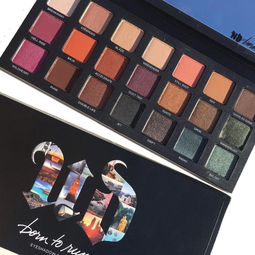 

2018 New Make up Palette Born To Run Eye shadow Palette 21 colors eyeshadow Sealed 21 Colours
