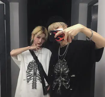 

Summer Harajuku Print Loose Short Sleeve T-Shirt