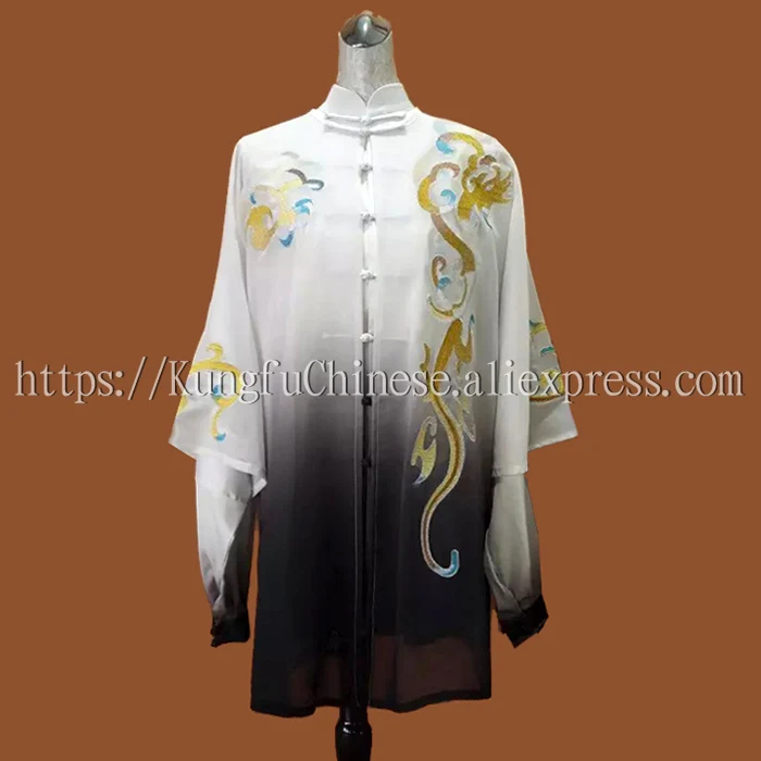 

Chinese Tai chi uniform taiji clothes Martial arts suit kungfu shawl wushu clothes for men women children girl kids boy adults