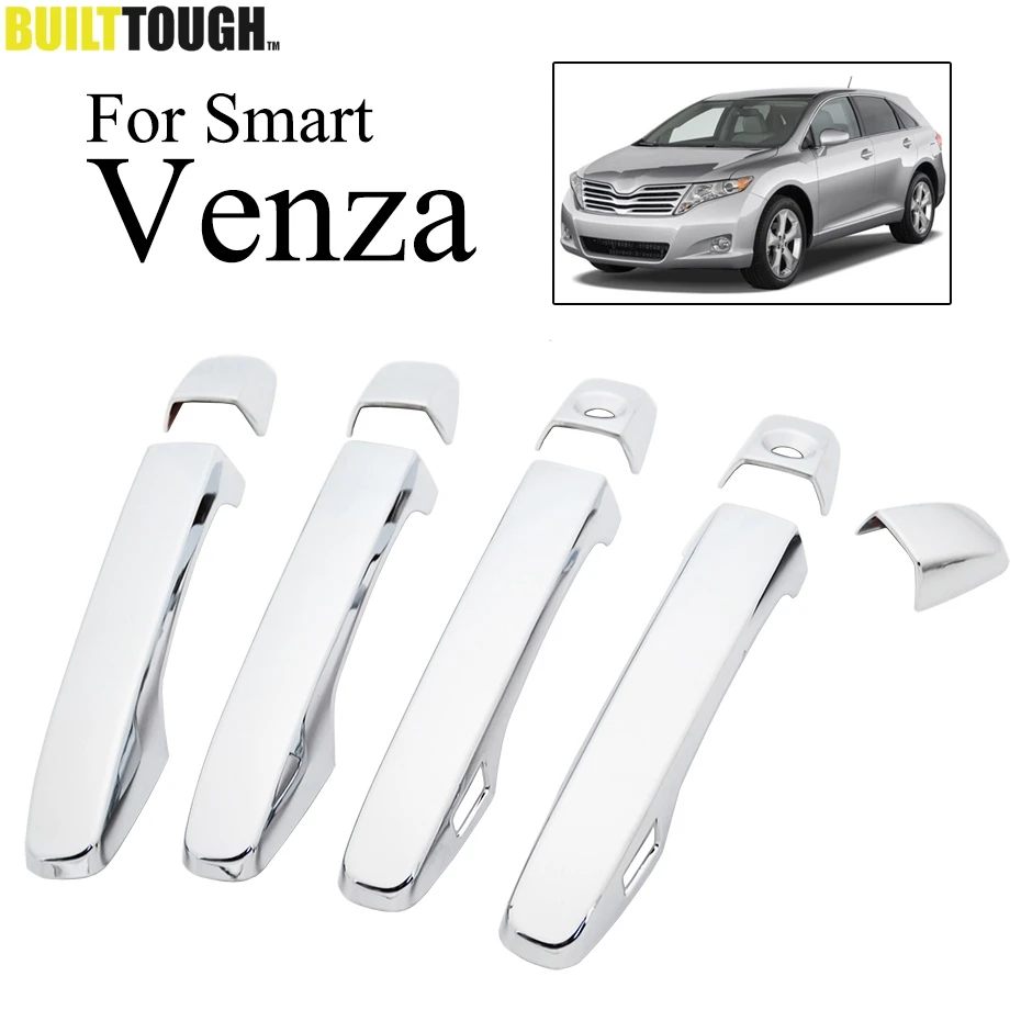 For Toyota Venza 2009 2015 Smart Catch Trim Chrome Door Handle Cover