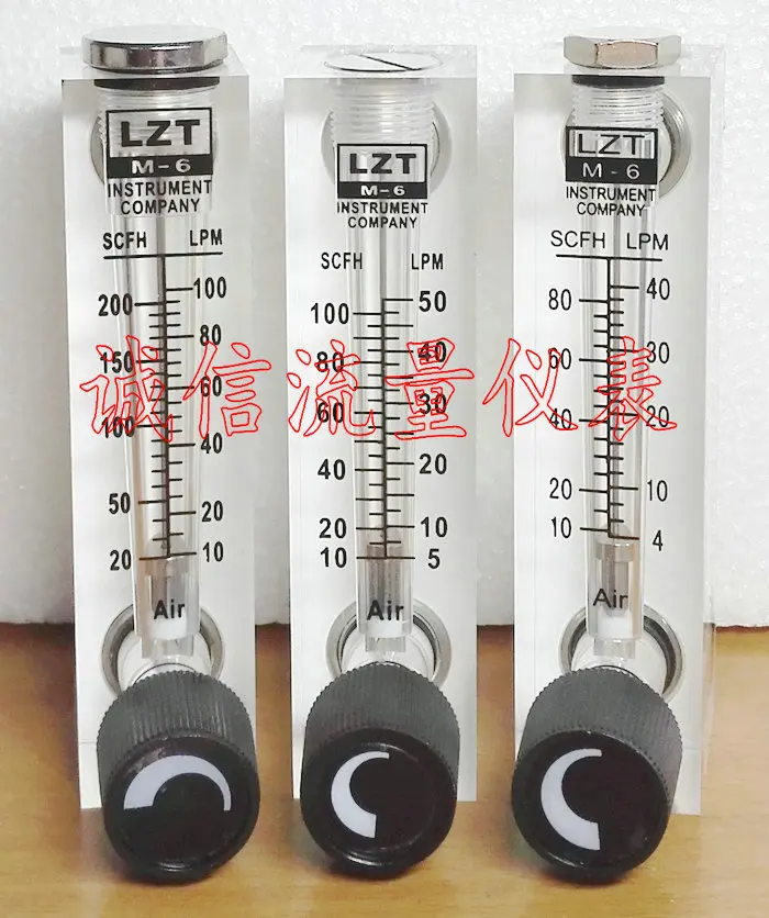 Buy LZT 6T adjustable panel type gas flow meter 5