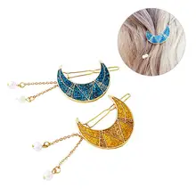 2 шт. заколки для волос с жемчугом в стиле ретро выдалбливают заколки для волос ювелирные изделия для женщин девочек подростков укладки волос(золотой, белый