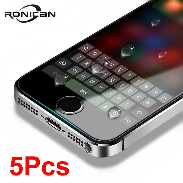 Cheap 5Pcs/lot For Glass on iPhone 5s Tempered Glass for iphone 5 5s 5c se protective glass on iphone 5s galss screen protector film Cheap 5Pcs/lot For Glass on iPhone 5s Tempered Glass for iphone 5 5s 5c se protective glass on iphone 5s galss screen protector film