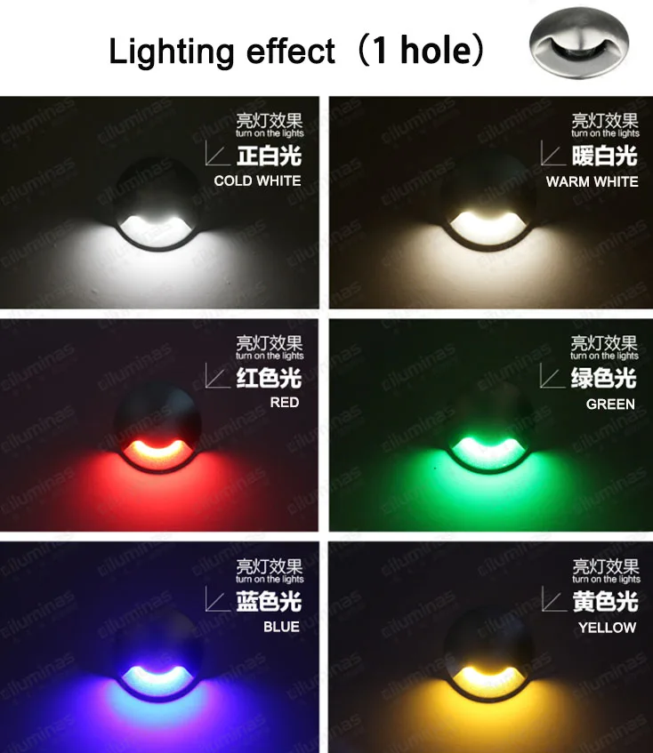 Light Underground Levou Luz Enterrado Recesso Lâmpada Exterior Dc12v 24 v Ac85-265v cp 3 w Led 5 CP 3 W LED light underground levou