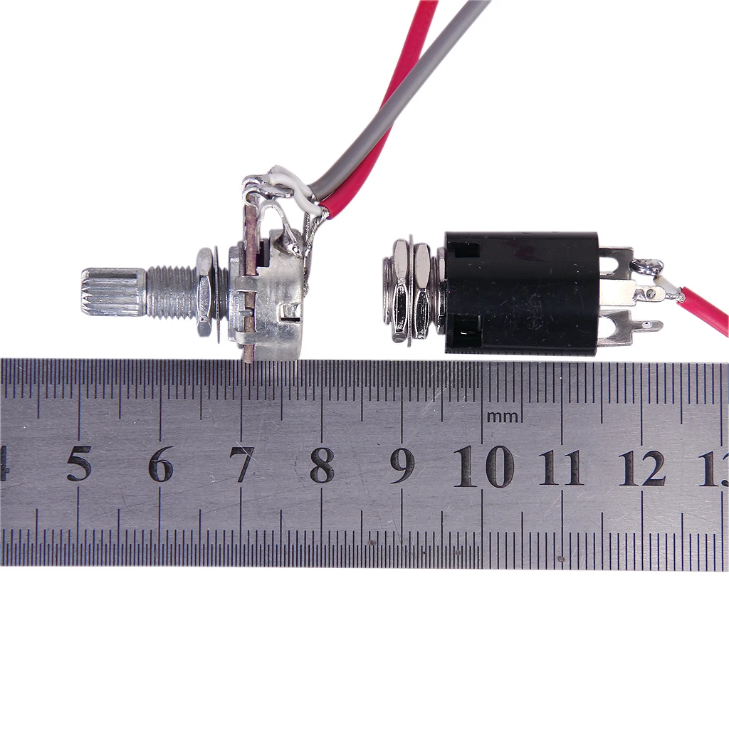 New Guitar Volume Tone Electronic Circuits 2 Potentiometers With 1/4' 6.3mm Jack Guitar Parts & Accessories