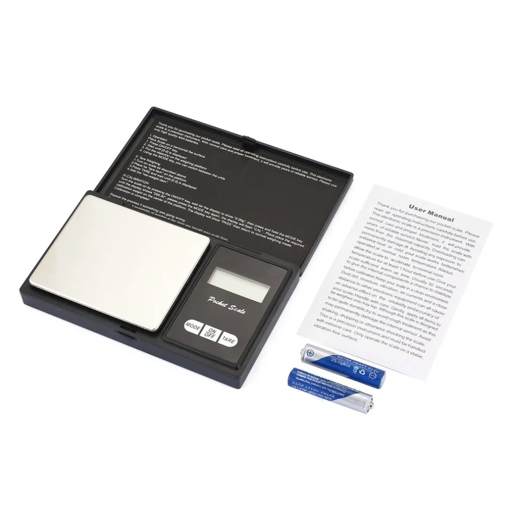 DH-MS Mini Pocket LCD Digital Scale Electronic Precise Jewelry Weighing Scale 100g-500g/0.1 Digital Scale Battery Included DH-MS Mini Pocket LCD Digital Scale Electronic Precise Jewelry Weighing Scale 100g-500g/0.1 Digital Scale Battery Included