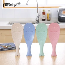 FILBAKE, креативная ложка в форме рисовой рыбы, весло для еды, милый ковш с антипригарным покрытием, рисовая ложка, полезные кухонные инструменты, аксессуары для приготовления пищи