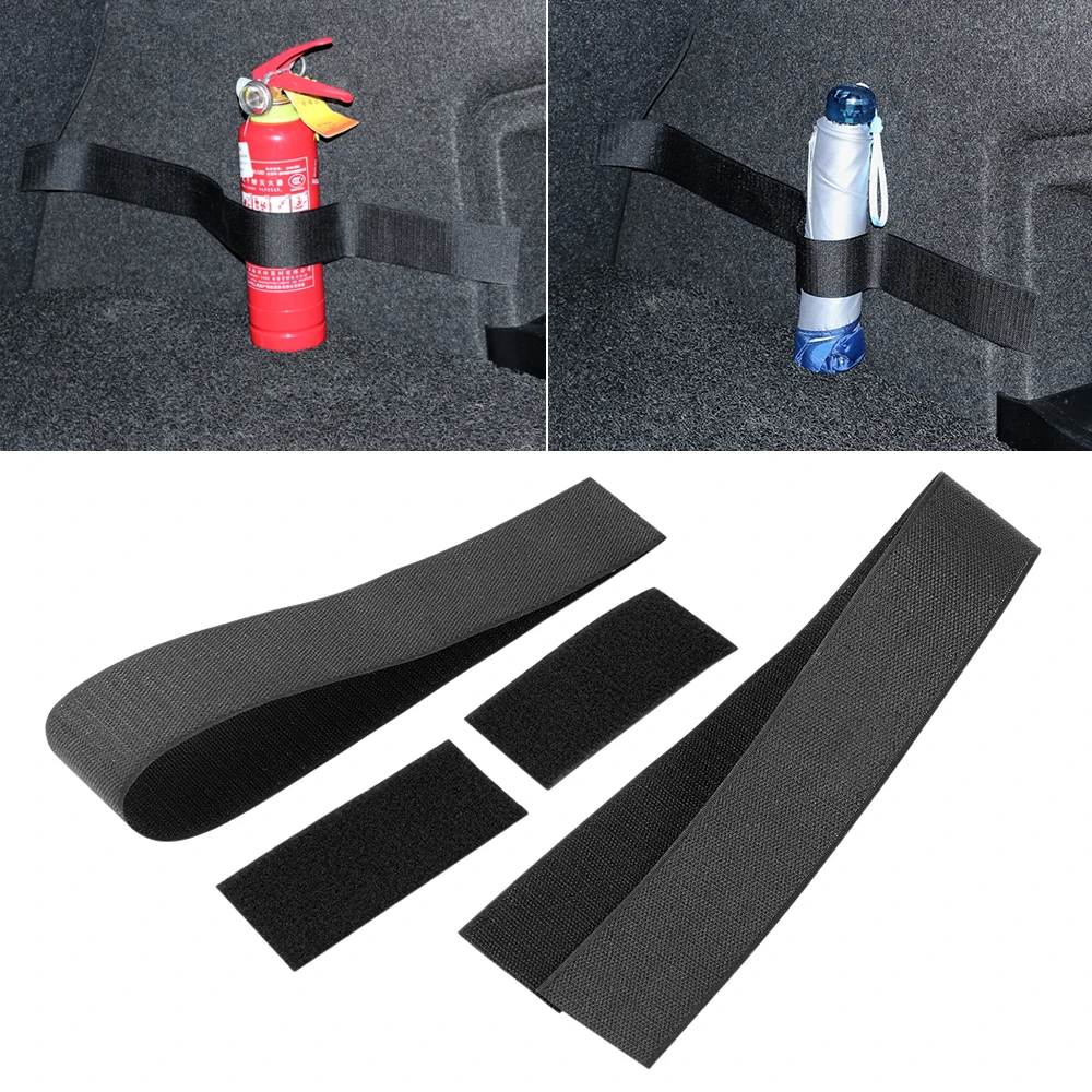 

Car Trunk Belts Storage Bag Magic Tapes for renault scenic 2 vw fiat 500x mitsubishi outlander 3 Vesta lada accessories