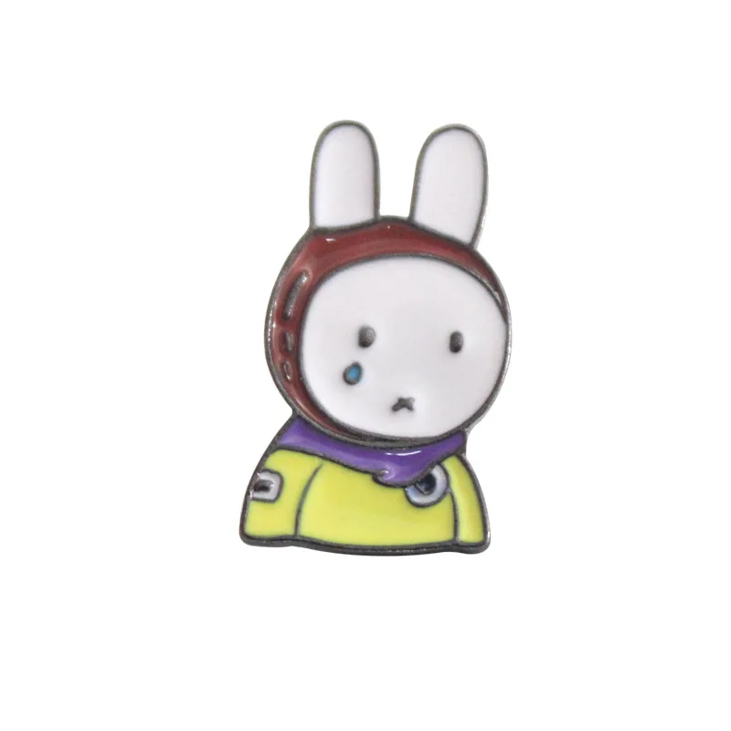 

Cute Bunny Bunny Popular Student Exquisite Collar Pin Brooch