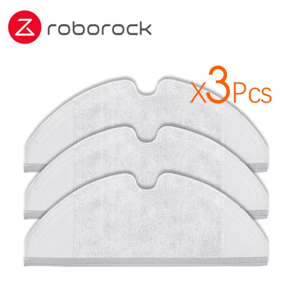 

3Pcs Suitable for Xiaomi Roborock Robot S50 S51 Vacuum Cleaner Spare Parts Kits Mop Cloths Generation 2 Dry Wet Mopping Cleaning