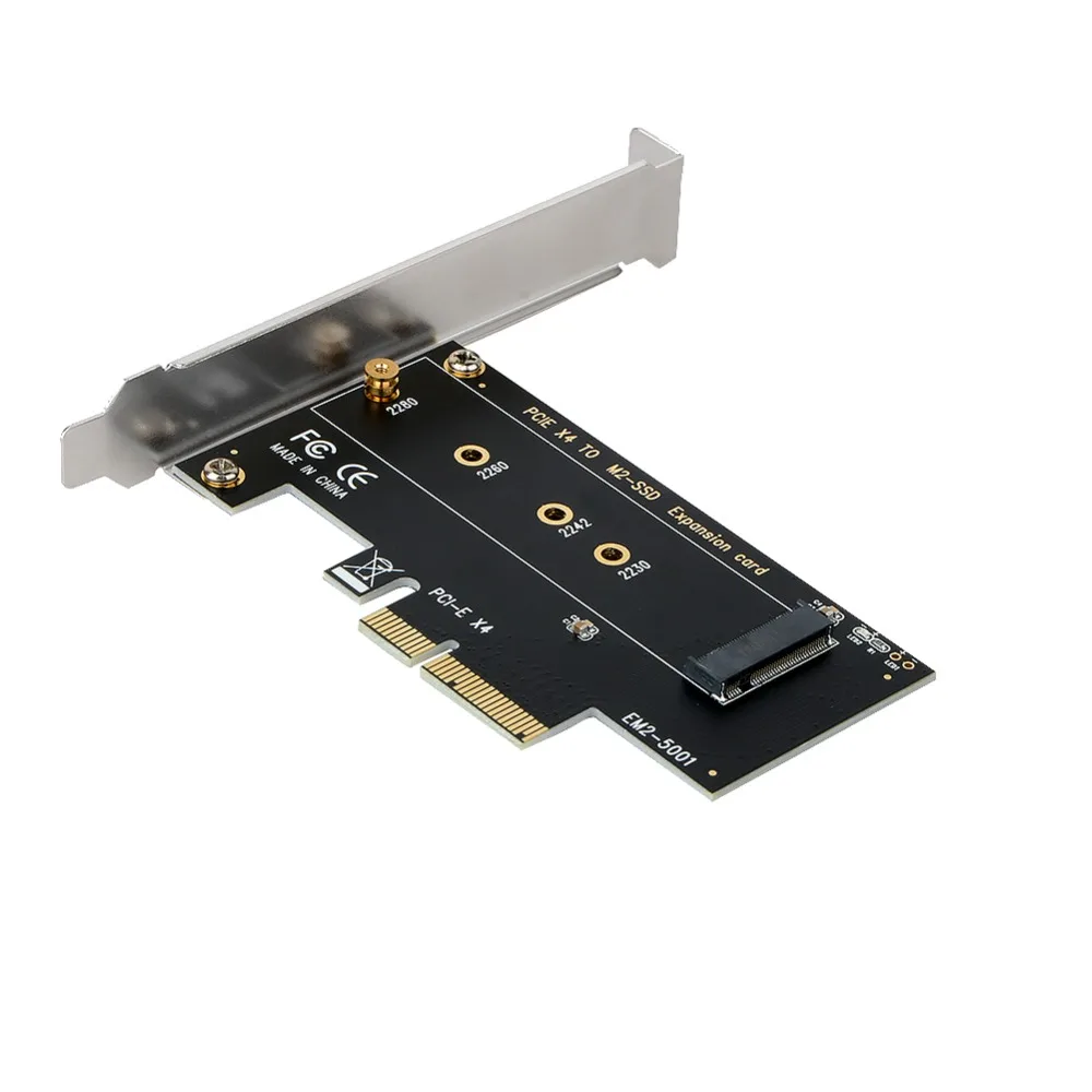 M.2 Накопитель SSD с протоколом NVME к адаптер PCIe карты Поддержка PCI Express 3,0x4 2230 2242 2260 2280 Размеры M.2 SSD FULL SPEED Riser Card