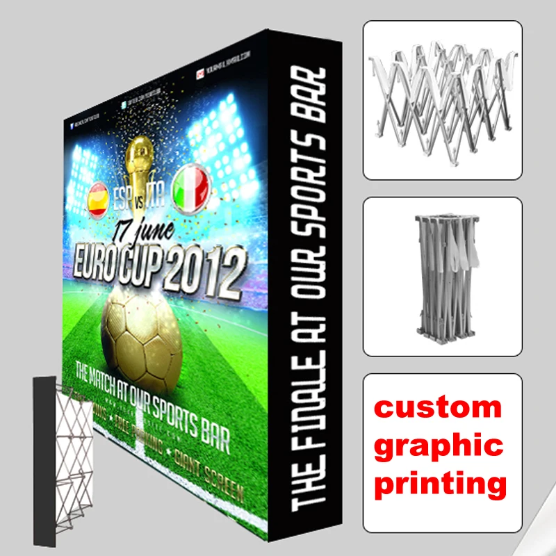 

10ft Custom Pop Up Display Trade Show Booth Stand with Graphic Printing