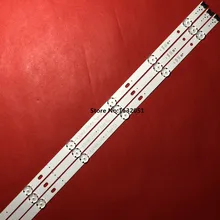 Комплект); комплект из 3 вещей; 8 светодиодный 850 мм светодиодный подсветка полосы для LG HC430DGN-SLNX1 43UF6400 43UF640V 43UF6407 43UH610V 43UH619V 43UH603V