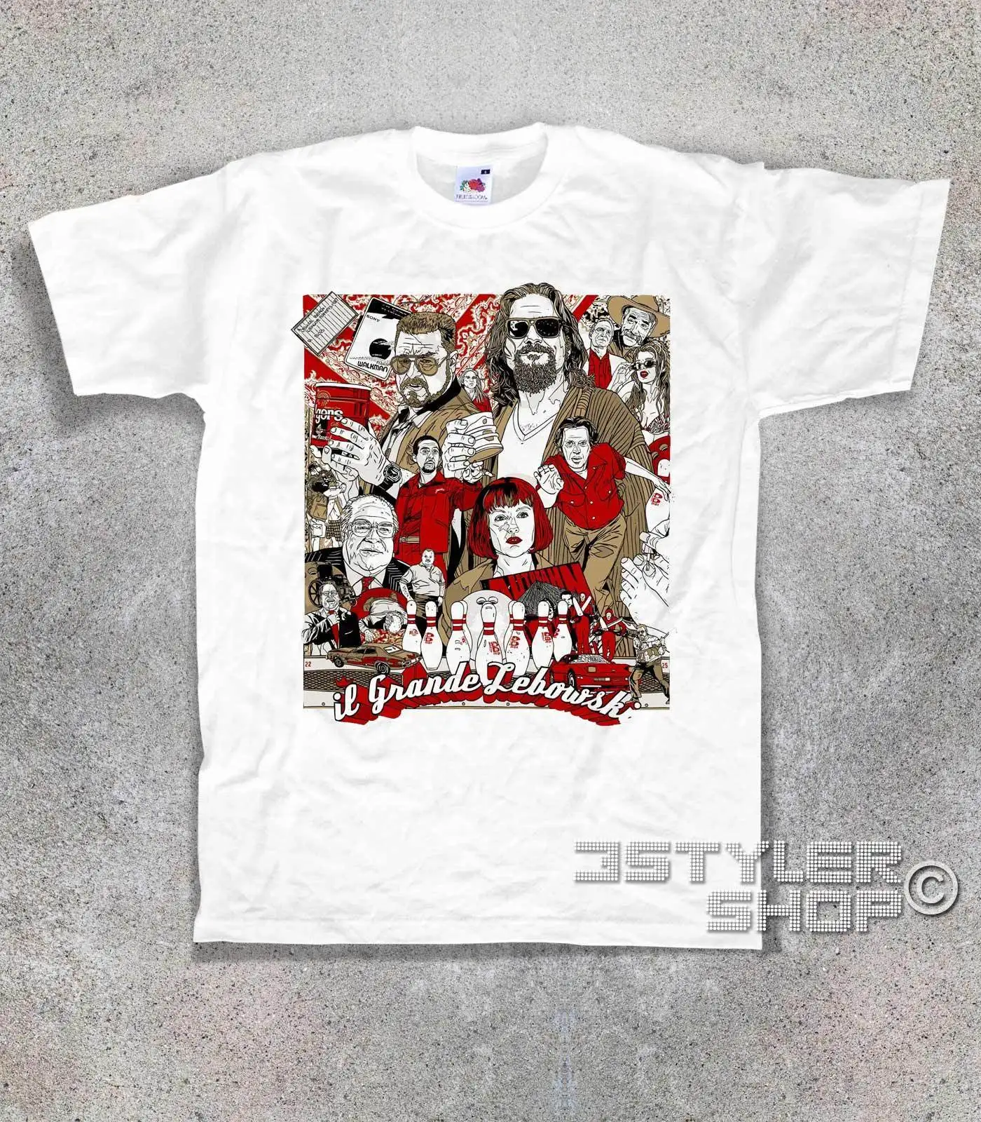 Футболка The great Lebowski Big Jeffrey Donny Maude толстовка с капюшоном в стиле хип-хоп футболка