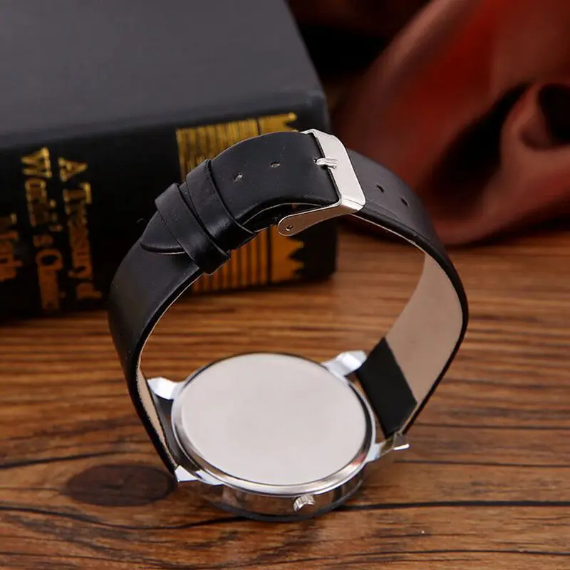Новая мода для мужчин's сталь и кожаный ремень наручные часы для женщин Элитный бренд Мужские Бизнес часы женщин Best подарок дропшиппинг