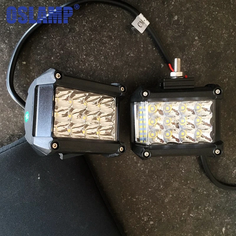 Oslamp 4 &quot57 Вт боковой световой автомобильный рабочий светильник трехрядный