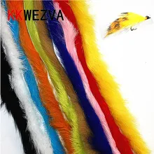 KKWEZVA 2M Rabbit Fur Hare Zonker Color for Fly Tying Material Streamer Fishing Flies 5mm Wide fly fishing lure Insect Trout KKWEZVA 2M Rabbit Fur Hare Zonker Color for Fly Tying Material Streamer Fishing Flies 5mm Wide fly fishing lure Insect Trout