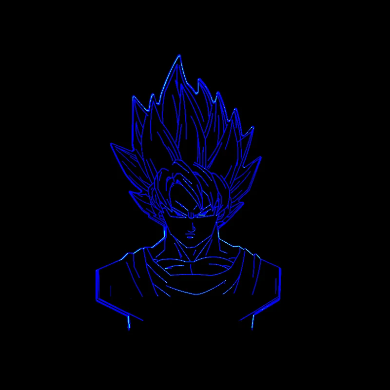 Luzes da Noite do menino deus goku dragon Function 1 : Led Bed Lamp/table Desk Lighting/bar Light