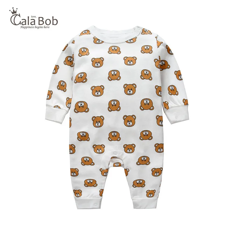 CalaBob 2018 جديد طفل صبي فتاة رومبير ملابس طويلة الأكمام الوليد حللا الكرتون المطبوعة الطفل زي الرضع الملابس CalaBob 2018 جديد طفل صبي فتاة رومبير ملابس طويلة الأكمام الوليد حللا الكرتون المطبوعة الطفل زي الرضع الملابس