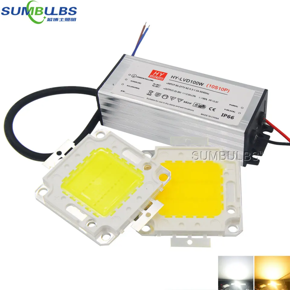 

High Power Ultra Bright COB LED Chip On Board 10W 20W 30W 50W 100W Integrated Beads LED Light Source For Floodlight Spotlights