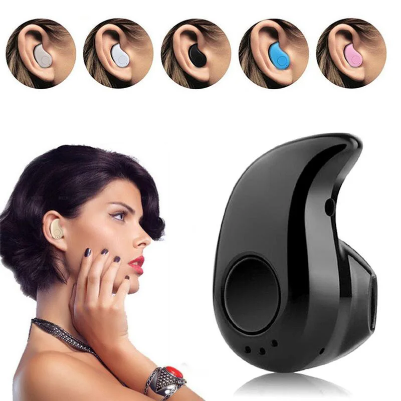 

50pcs Wireless Bluetooth Earphone Sports Invisible Earbuds With Mic Mini Handsfree Stereo In Ear Headset For Huawei Xiaomi