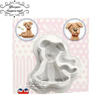 

Yueyue Sugarcraft Dog Silicone mold fondant mold cake decorating tools chocolate