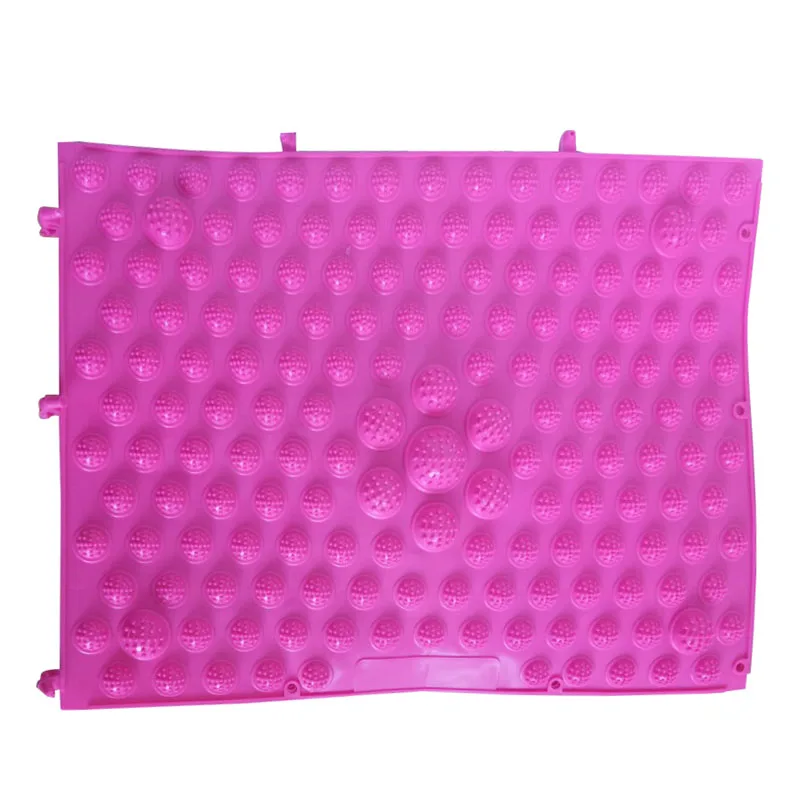 

HTHL-Rubber Sport Leisure Acupuncture Foot Massage Mat Shiatsu Sheet Pink