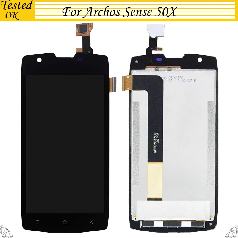 

Black Color For Archos Sense 50X Lcd Display Lcd with Touch Screen Digitizer Assembly Replacement Parts