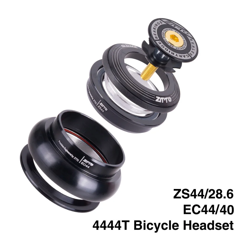

MTB Bike Road Bicycle Headset 44mm ZS44 CNC 1 1/8"-1 1/2" 1.5 Tapered Tube fork Internal Threadless EC44 Headset 4444T