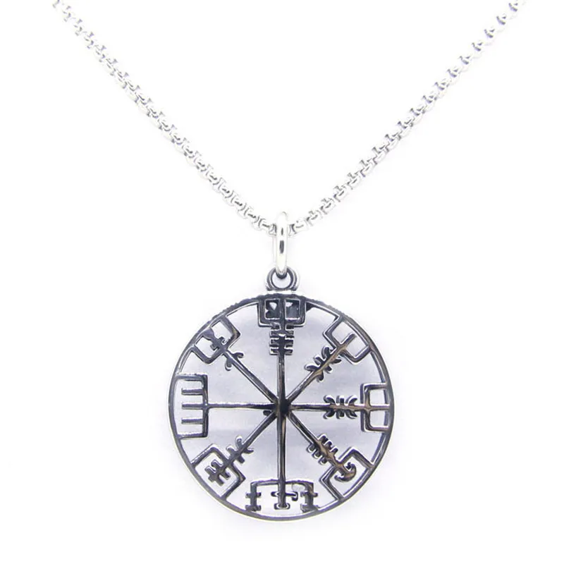 

Rany&Roy Newest Gothic Style Pendant 316L Stainless Steel Biker Fashion Round Pendant