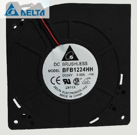 Вентилятор вентилятор для delta BFB1224HH 12032 24V 0.80A центробежный отличный 120*120*32 мм