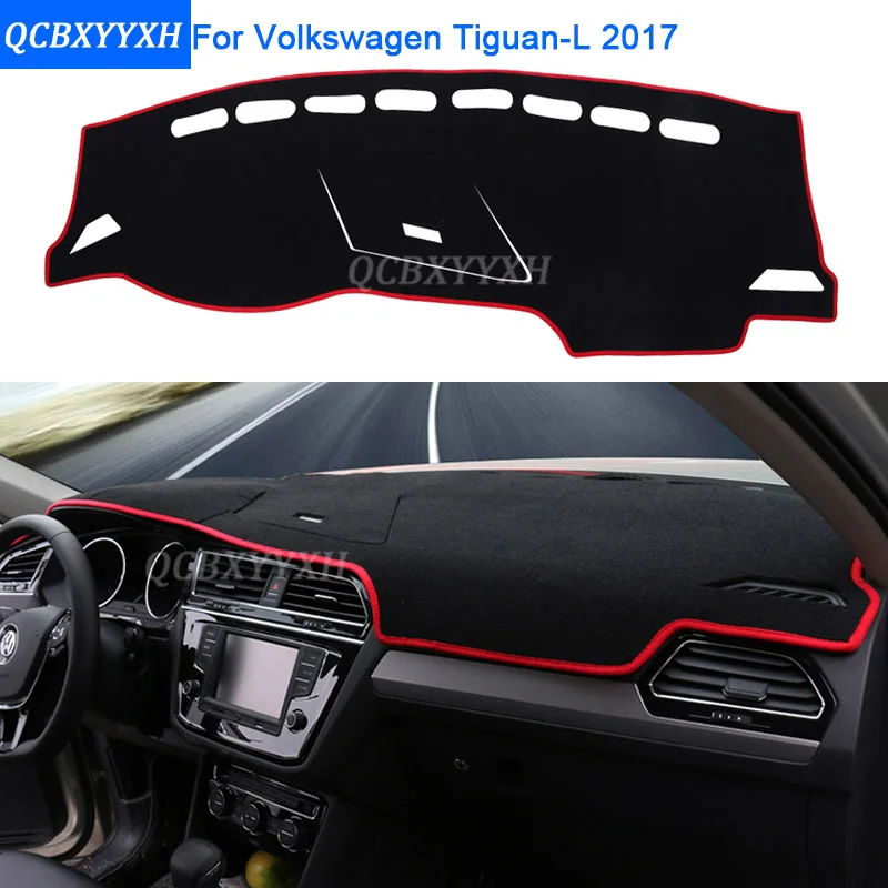 Car Styling Dashboard Protective Mat Shade Cushion Photophobism Pad Interior Carpet For Volkswagen Tiguan L 2017