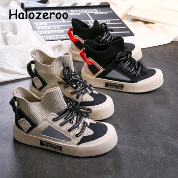 

Autumn Kids Sport Sneakers Baby Girls Mesh Casual Sneakers Children Slip On Chunky Sneakers Boys Black Brand Sock Shoes Trainers