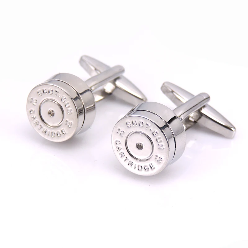 High Quality Men's Clothing Boutique Brand Jewelry Cufflinks New Bullet