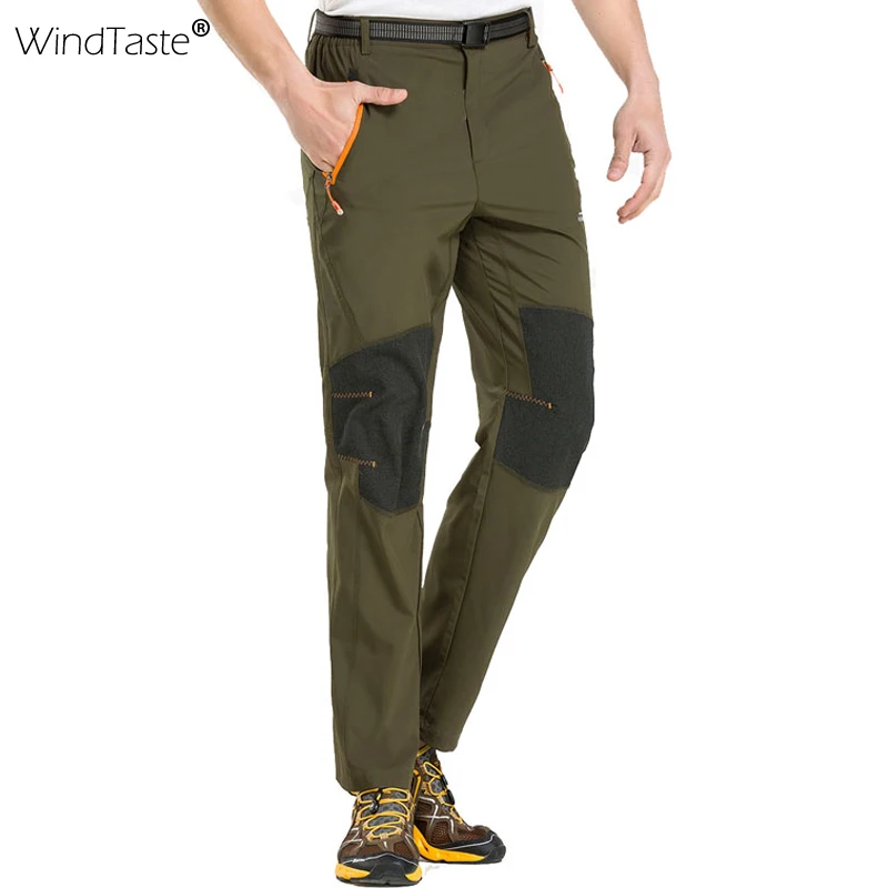 WindTaste de los hombres de secado rápido pantalones masculinos Pantalones de deporte al aire libre impermeable senderismo delgada pantalones de escalada senderismo transpirable pantalones KA037 WindTaste de los hombres de secado rápido pantalones masculinos Pantalones de deporte al aire libre impermeable senderismo delgada pantalones de escalada senderismo transpirable pantalones KA037