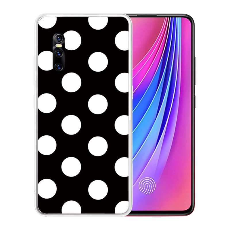 2019 New Arrivals Soft Silicone TPU Case for Vivo V15 Pro Wave Point Phone Cases Cover Coque Fundas