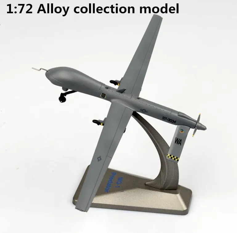 

1:72 scale alloy fighters,high simulation MQ-1 Predator,metal diecast model,children's educational toys,free shipping