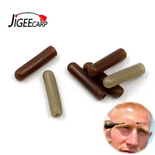 JIGEECARP 10 шт. силиконовые буферные шарики для ловли карпа Heli коптер Риги рукава Heli буферные рукава для карповых ригов рыболовные аксессуары