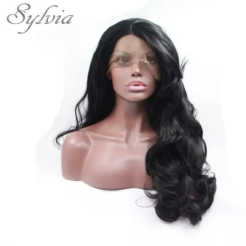 FREE-SHIPPING-Fashion-Hot-Selling-Natural-Wave-high-quality-Black-long-hair-Heat-Resistant-Synthetic-Lace_