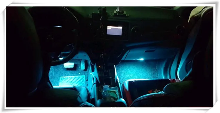Для салона автомобиля светодиодный аксессуар наклейки для ford focus 2 3 mitsubishi asx Kia Rio Sportage nissan qashqai x-trail mazda