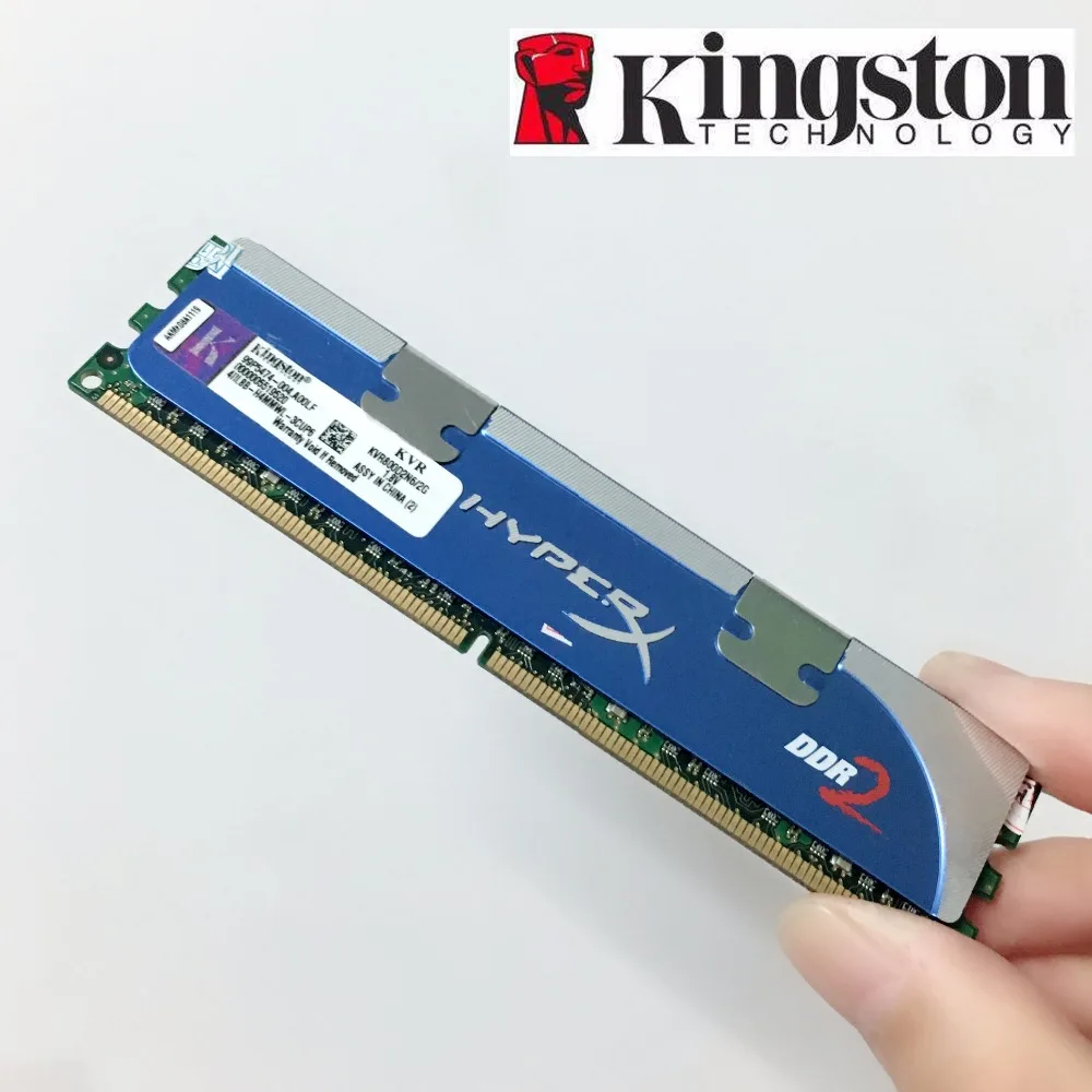 Kingston HyperX 2GB DDR2 800 1066 MHZ PC2 6400 8500 S 800MHZ 1066 MHZ Память ПК ram Memoria модуль компьютер настольный 2G ram