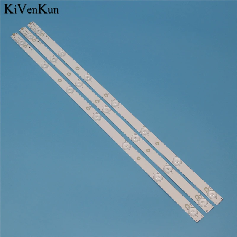 

Brand New 7 Lamp 614 mm LED Backlight Strip For Philips 32HHA5857 32PFH4100 32PFH4200 32" Bar Kit TV 3 LED Line Bands HD Lens