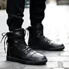 Top Quality Pu Leather Men High Top Shoe 1