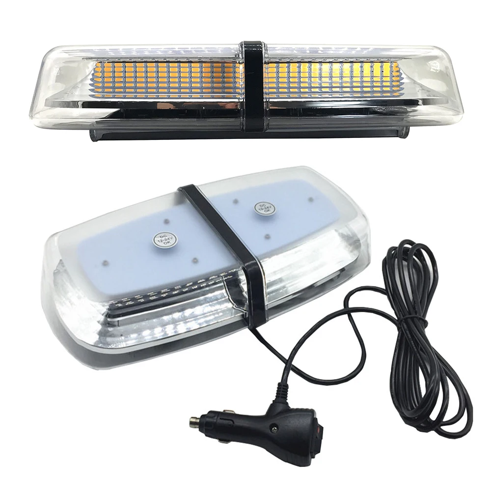 Amber LED car flash Warning Lights Vehicle Police LED Flashing Beacon