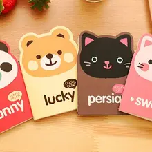 Мини Kawaii животные панда блокнот с кошкой мультфильм записная книжка маленький карман книжные школьные принадлежности для детей корейский papelaria
