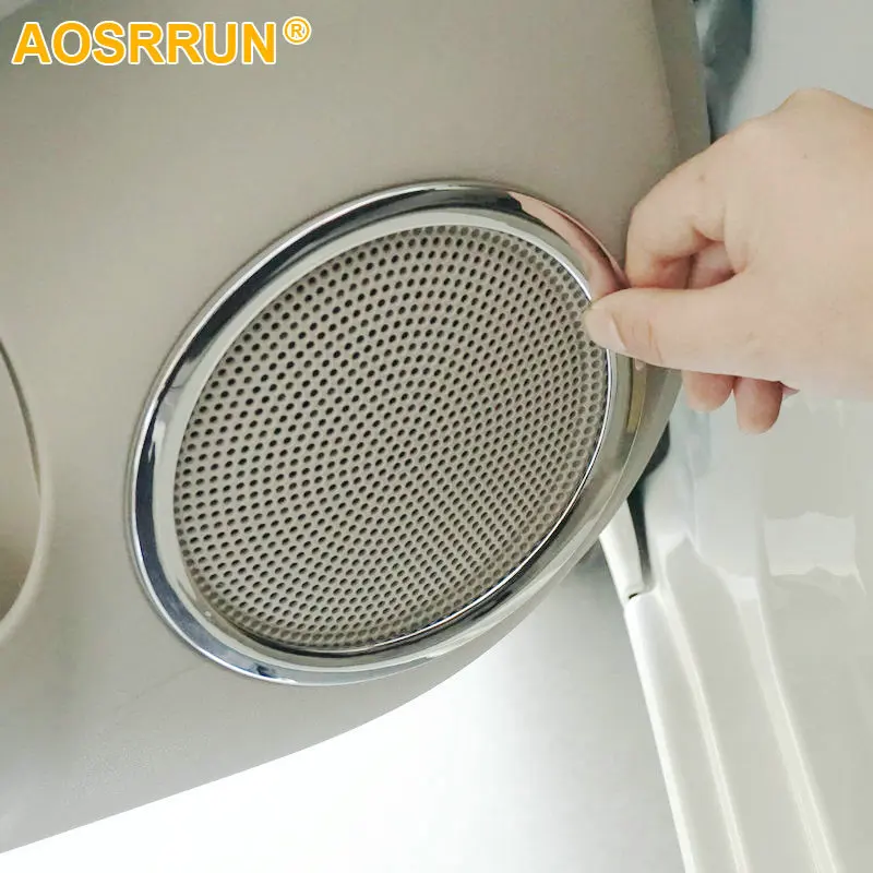 Крышка громкоговорителя AOSRRUN из АБС пластика на 4 двери автомобильные аксессуары