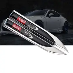 1 комплект 3D Отлично гладкой из блестящего металла STI эмблема наклейка для XV Legacy Forester Impreza STI WRX автомобиль-Стайлинг Аксессуары