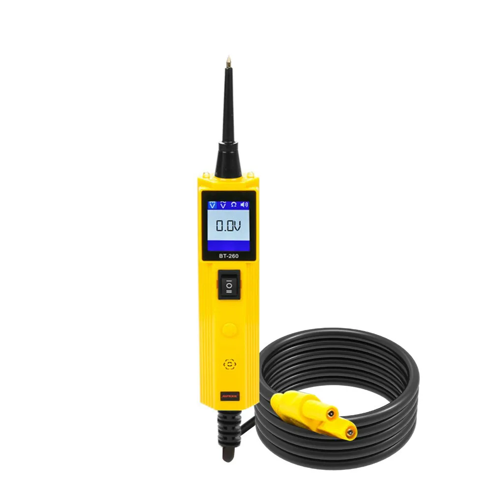 

Digital Diagnostic Tools BT260 Car Circuit Tester Power Probe Automotive Scanner Electrical Auto LED Display Voltage