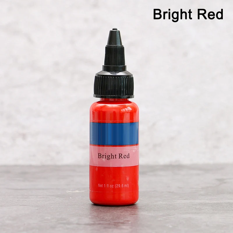 35 мл микроблейдинг длительный жидкий пигмент для татуировки бровей SK88 - Цвет: Bright Red